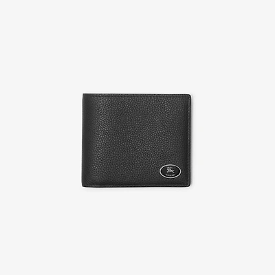 Knight Stamp Bifold Wallet in Black - Men | Burberry® Official