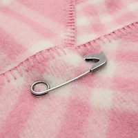 Check Wool Hooded Scarf in Sugar pink | Burberry® Official