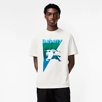 EKD Cotton T-shirt in Chalk white - Men | Burberry® Official