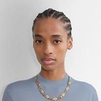 Check Print Necklace in Gold/sand - Women | Burberry® Official