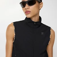 Stretch Nylon Gilet in Black - Women | Burberry® Official