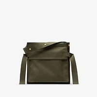 Medium Trench Tote in Olive - Men, Cotton Gabardine | Burberry® Official