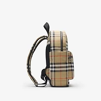 Check Backpack in Sand - Children | Burberry® Official
