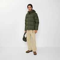 Detachable Sleeve Puffer Jacket in Shale green - Men | Burberry® Official