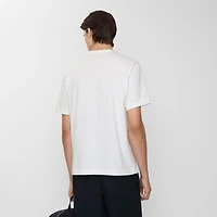 EKD Check Cotton T-shirt in Chalk white - Men | Burberry® Official