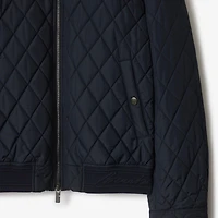 Quilted Nylon Jacket in Navy - Men | Burberry® Official