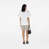 Regular Fit Cotton Shirt in Optic white - Women | Burberry® Official