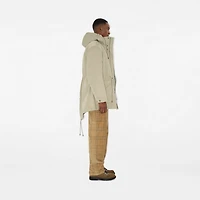 Detachable Warmer Nylon Blend Parka in Hunter beige - Men | Burberry® Official