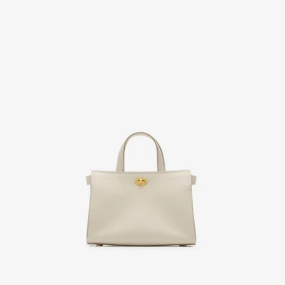 Mini Cotswolds Tote in Soap beige - Women, Leather | Burberry® Official