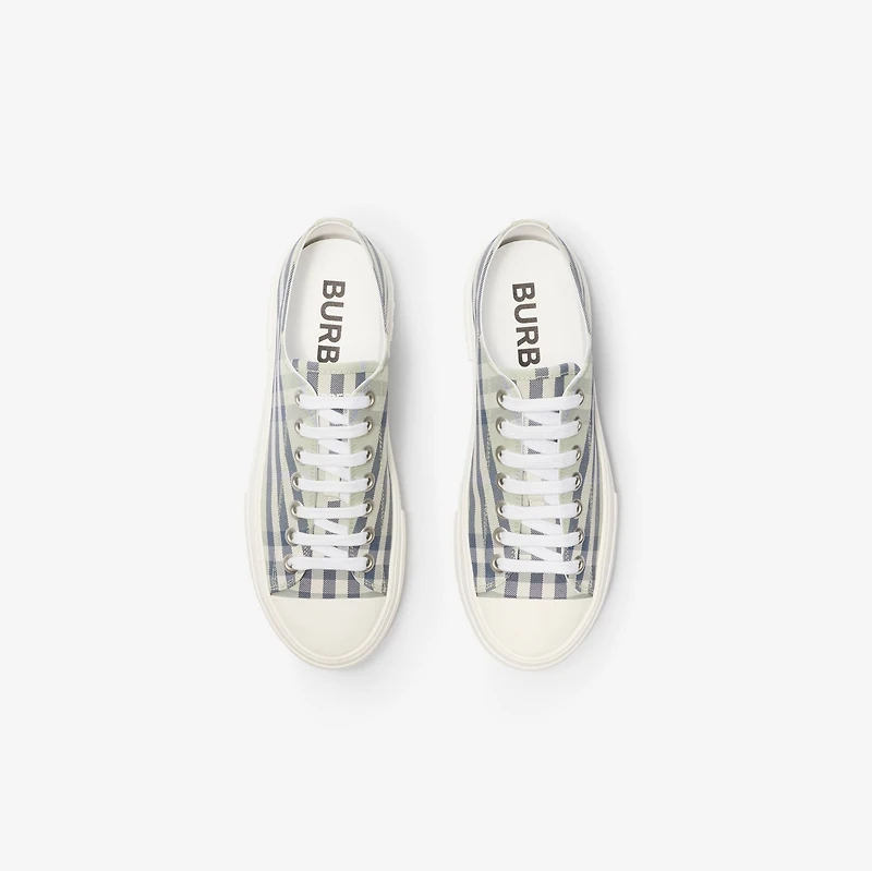 Check Sneakers in Seafoam green - Women | Burberry® Official