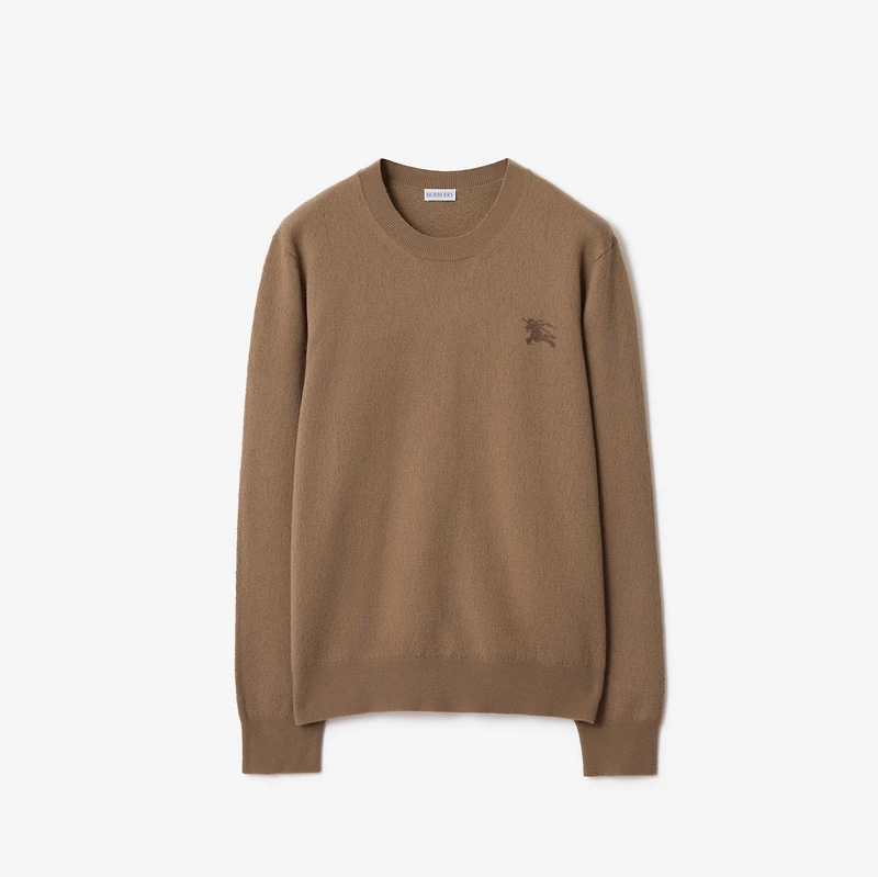 Wool Sweater in Camel - Men | Burberry® Official