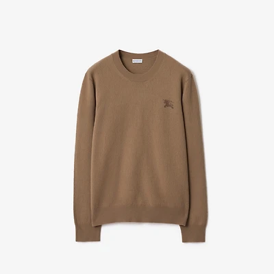 Wool Sweater in Camel - Men | Burberry® Official
