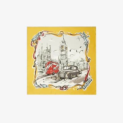 Westminster Silk Scarf in Sunflower | Burberry® Official