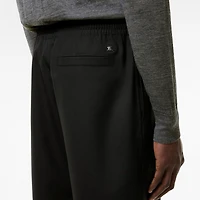 Wool Track Pants in Black - Men | Burberry® Official