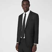 Slim Fit Wool Tailored Jacket in Black - Men | Burberry® Official