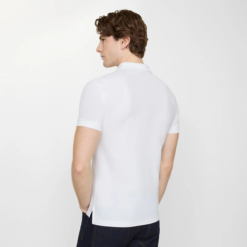 Cotton Polo Shirt in White - Men | Burberry® Official