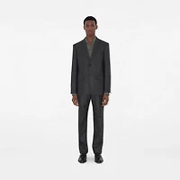Check Wool Cashmere Tailored Jacket in Loden/highland green - Men | Burberry® Official