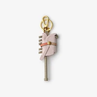 Leather Hobby Horse Charm in Cameo pink - Women | Burberry® Official