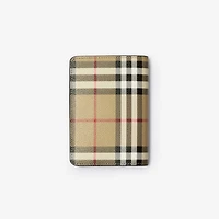 Check Passport Holder in Archive beige/briar brown - Women | Burberry® Official