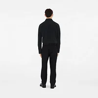 Slim Fit Cotton Formal Shirt in Black - Men | Burberry® Official