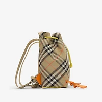Duck Check Backpack in Sand beige - Children | Burberry® Official
