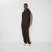 Check Trim Cotton Jogging Pants in Clove brown - Men | Burberry® Official