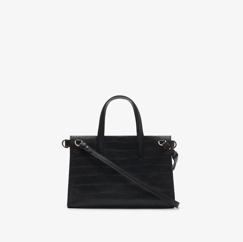 Small Cotswolds Tote in Black - Women | Burberry® Official
