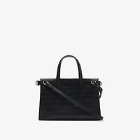 Small Cotswolds Tote in Black - Women | Burberry® Official