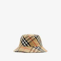 Check EKD Bucket Hat in Sand - Men | Burberry® Official