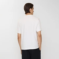Gothic Logo Cotton T-shirt in Chalk white - Men | Burberry® Official