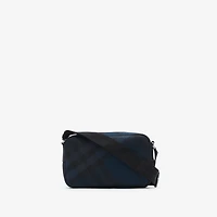 Slim Grid Crossbody Bag​ in Navy - Men | Burberry® Official
