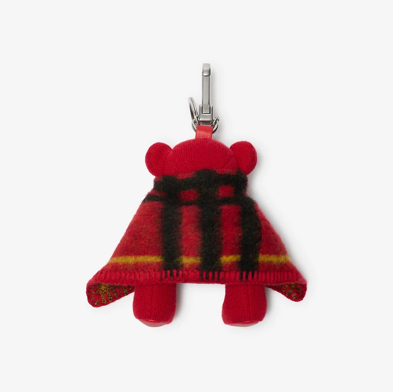 Thomas Bear Charm in Currant - Women | Burberry® Official