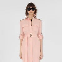 Cotton Poplin Shirt Dress in Flora - Women | Burberry® Official