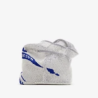 Large EKD Crochet Bag in White | Burberry® Official