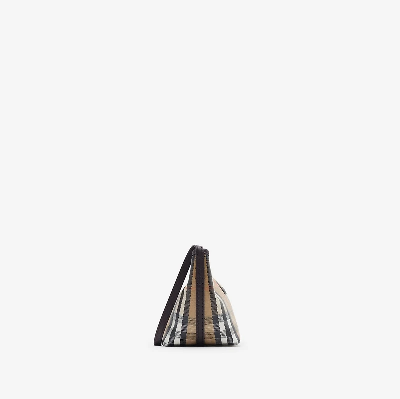 Mini Highlands Shoulder Bag​ in Sand - Women, Cotton, Linen | Burberry® Official