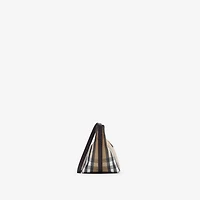 Mini Highlands Shoulder Bag​ in Sand - Women, Cotton, Linen | Burberry® Official