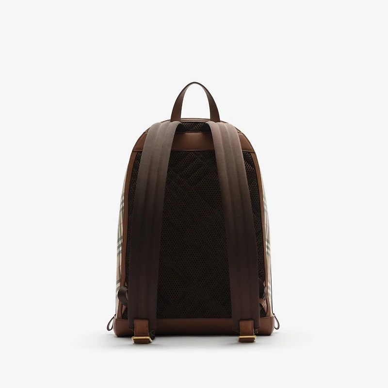 Check Backpack in Archive beige - Men, Cotton | Burberry® Official