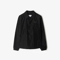 Knight Stamp Nylon Coach Jacket in Black - Men | Burberry® Official