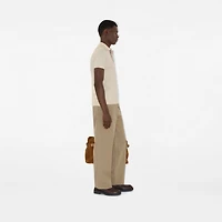 Cotton Polo Shirt in Clam - Men | Burberry® Official