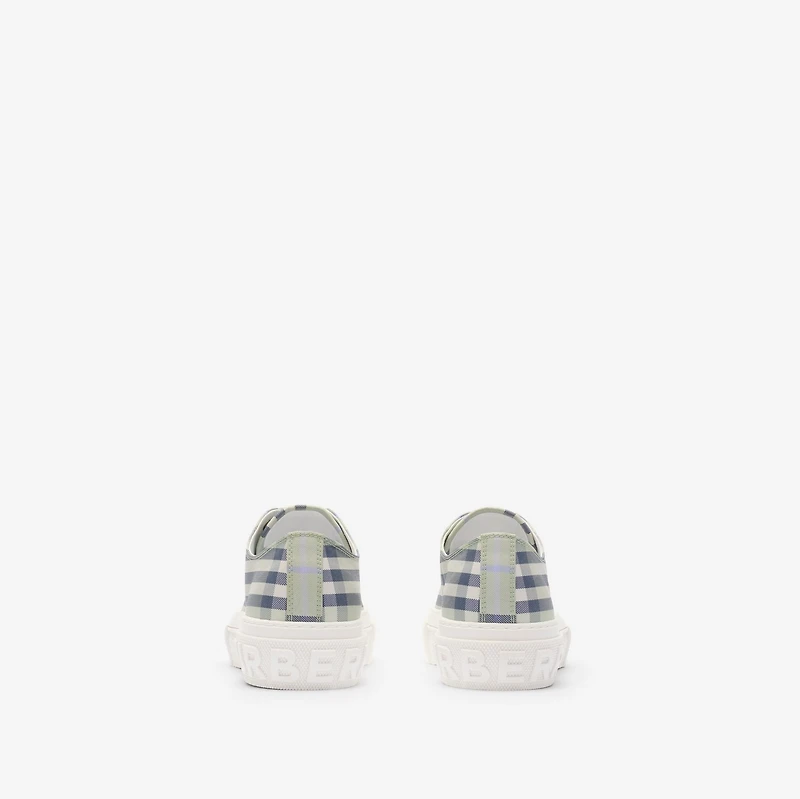 Check Sneakers in Seafoam green - Women | Burberry® Official