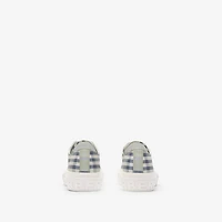 Check Sneakers in Seafoam green - Women | Burberry® Official