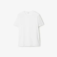 Cotton T-shirt in White - Men | Burberry® Official
