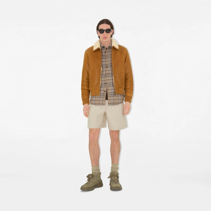 Nubuck Scoot Hike Boots​ in Swamp - Men | Burberry® Official