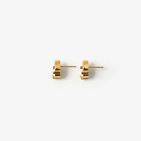 Shield Pendant Earrings in Gold/clear - Women | Burberry® Official