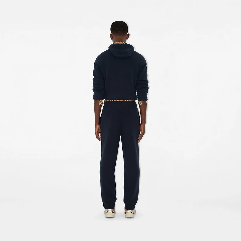 Cashmere Blend Jogging Pants in Navy - Men | Burberry® Official