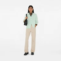 Cashmere Blend Cardigan in Pale mint - Women | Burberry® Official