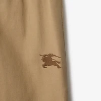 Cotton Blend Trousers in Sand | Burberry® Official