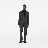Wool Tailored Jacket in Rock grey - Men | Burberry® Official