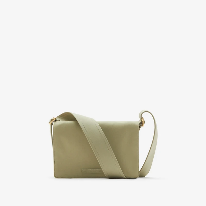 Trench Crossbody Bag in Hunter - Men, Cotton Gabardine | Burberry® Official