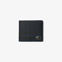 Check Bifold Wallet in Navy - Men | Burberry® Official